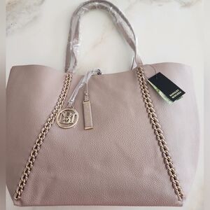 Badgley Mischka Taupe Tote. New!